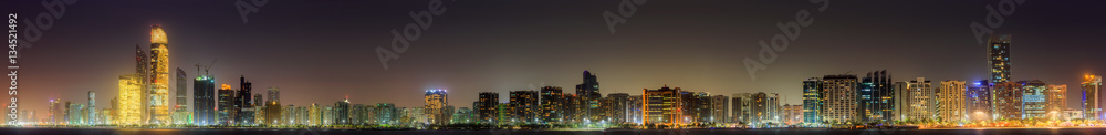 Fototapeta premium Abu Dhabi Skyline