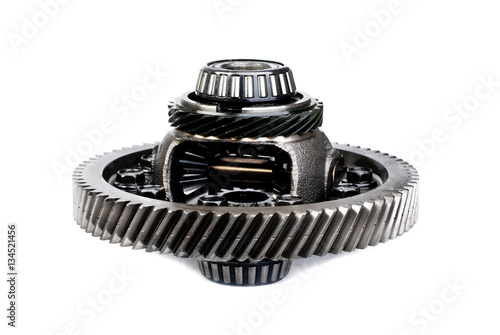  differential gear isolated on a white