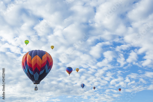 Hot Air Balloons Flying