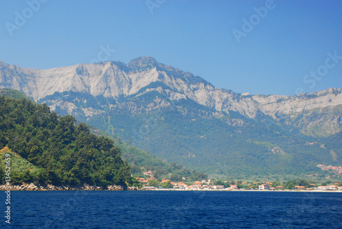 Mountains from the sea