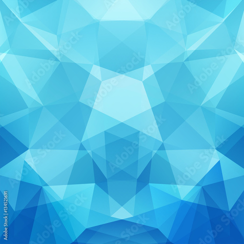 Background of geometric shapes. Blue mosaic pattern. Vector EPS 10. Vector illustration