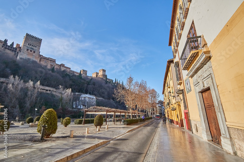 Streets of Albayzin, Granada photo