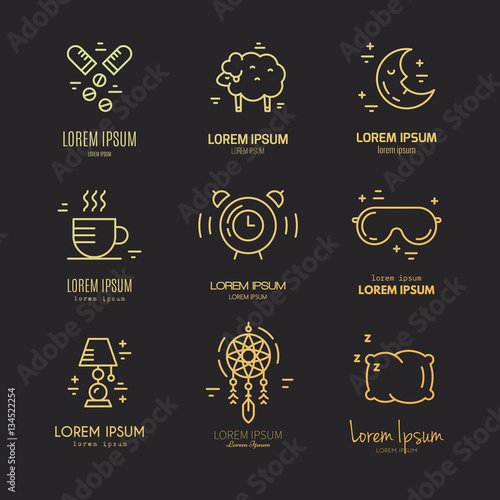 Insomnia Line Icons