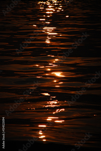 Sunset reflection