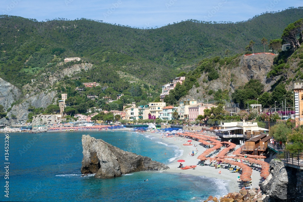 Fototapeta premium Village Monterosso al Mare in the Cinque Terre, Liguria, Italy