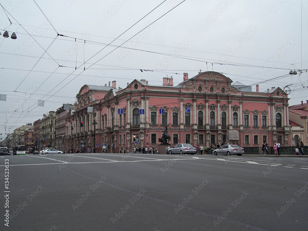 Saint Petersburg, Russia - August 21, 2011: through the city streets
