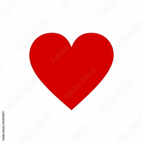 Heart icon vector design isolated on white background Free Download Heart icon vector design isolated on white background - GFXLoad