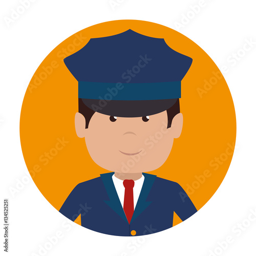 driver hotel service isolated icon vector illustration design