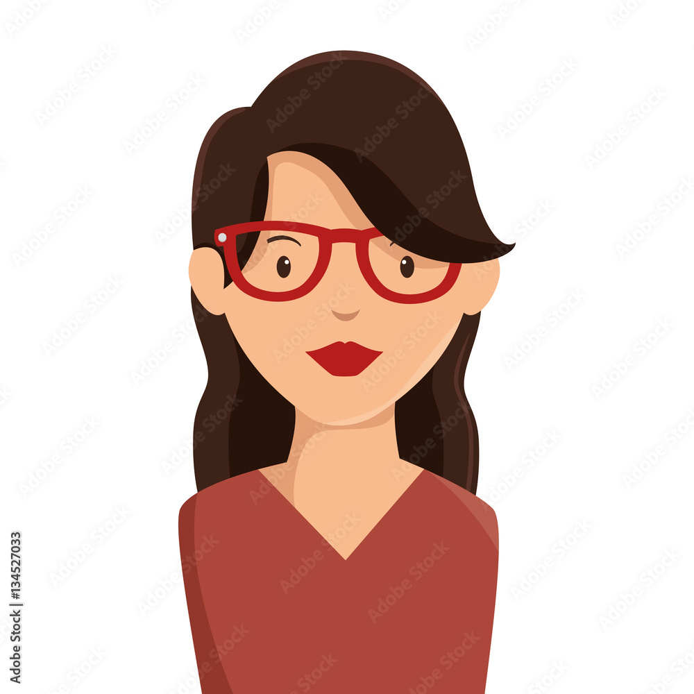 woman avatar character isolated icon vector illustration design woman avatar character isolated icon vector illustration design
