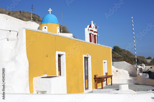 Rural chapel on Santorini Island, Greece