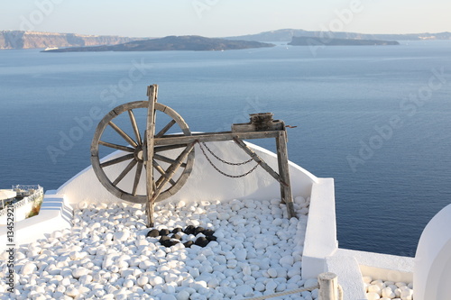 Sea view on Santorini Island, Greece