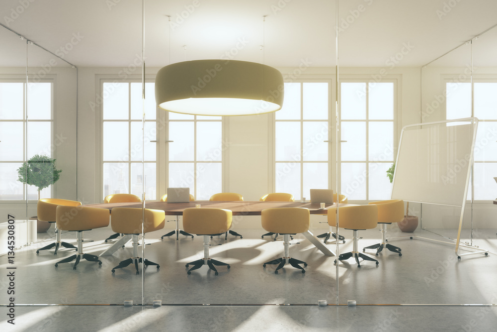 Modern meeting interior Modern meeting interior