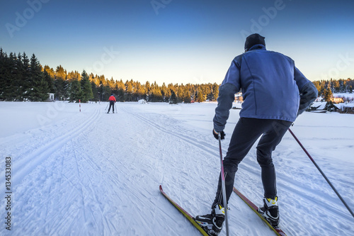 Foto Langlaufen in Winterlandschaft