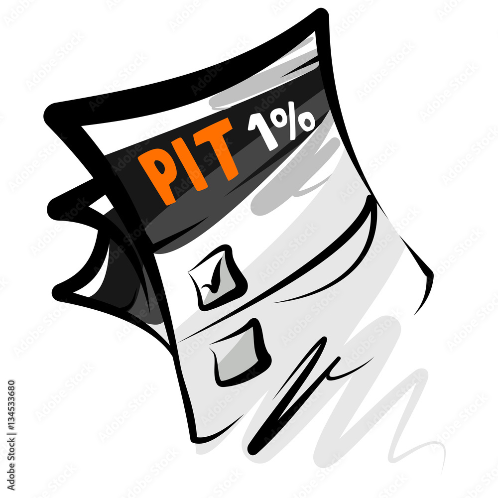 PIT / 1% / Organizacja pożytku publicznego - obrazy, fototapety, plakaty 