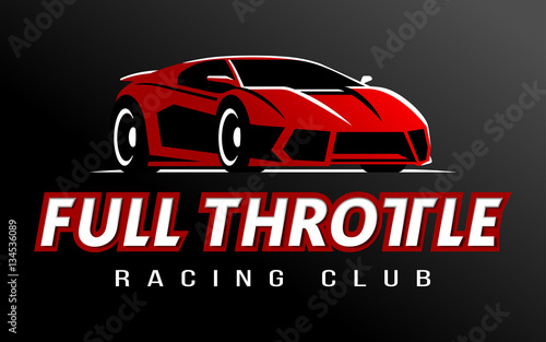 Racing Car Club Logo vector