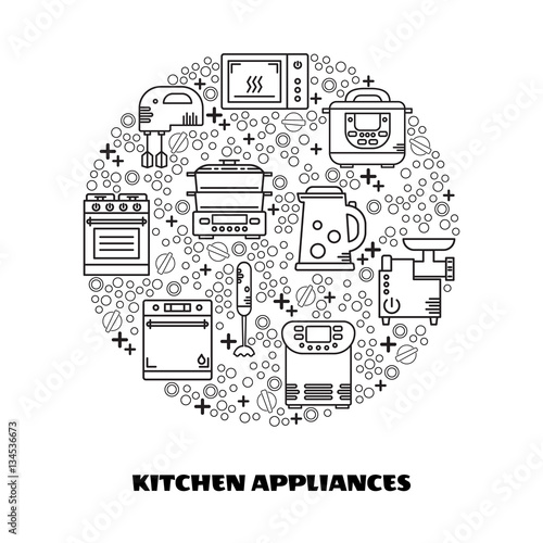 kitchen appliance vector