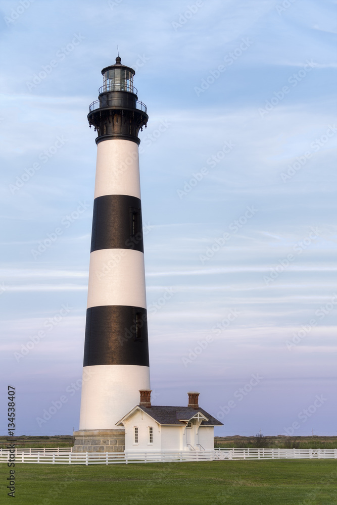 Lighthouse on Bodie Island, Cape Hatteras national Seashore, North Carolina Outer Banks