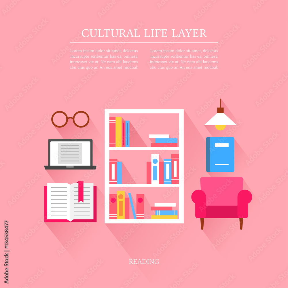 cultural life Reading layer set