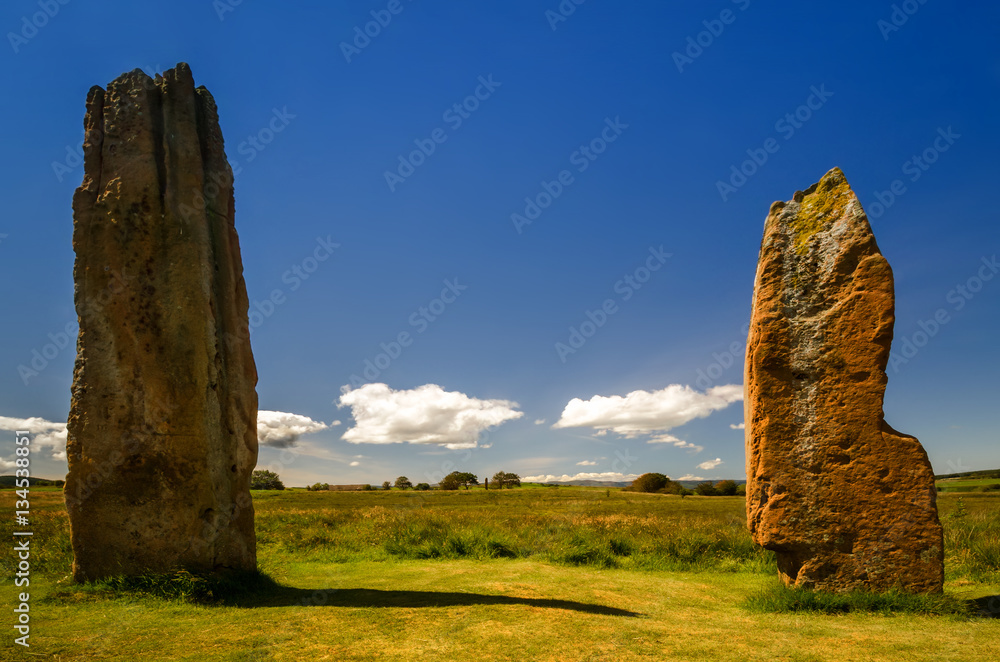 Naklejka premium Machrie Two Stones
