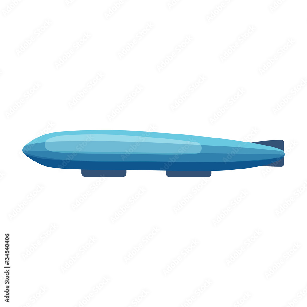 Ballon aerostat transport vector. Ballon aerostat transport vector.