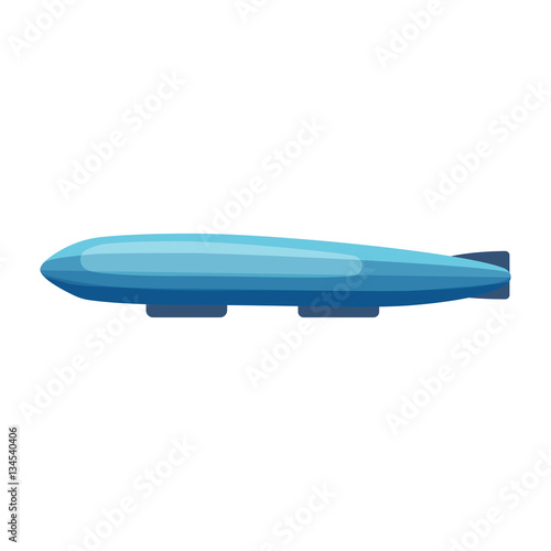 Ballon aerostat transport vector.