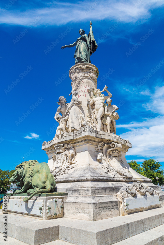 The Monument du Comtat in Avignon