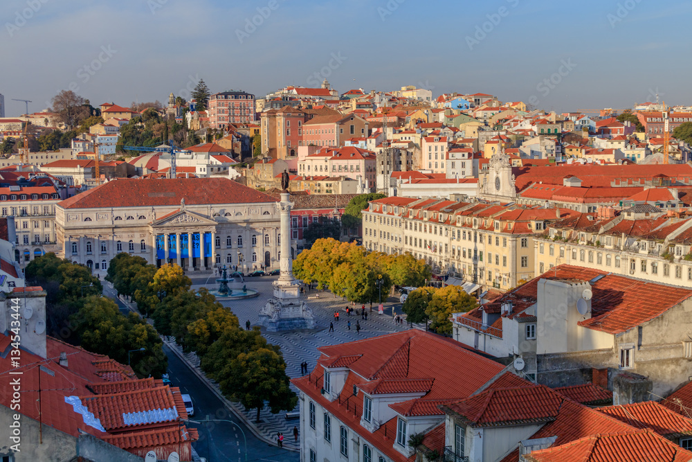 Vista da parte central da Lisboa 