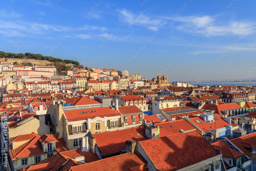 Vista da parte central da Lisboa