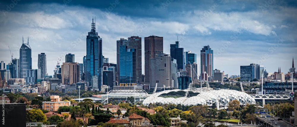 Fototapeta premium Panoramę Melbourne