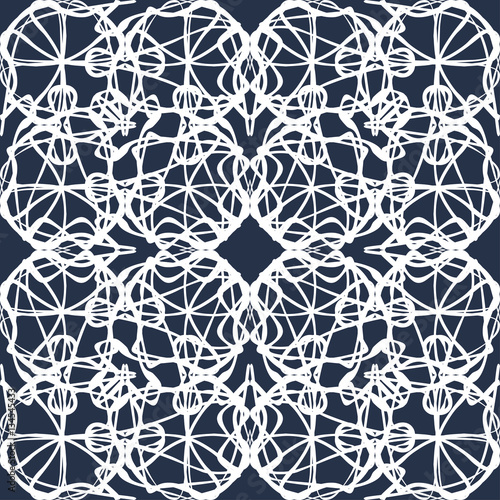 abstract monochrome vintage seamless pattern