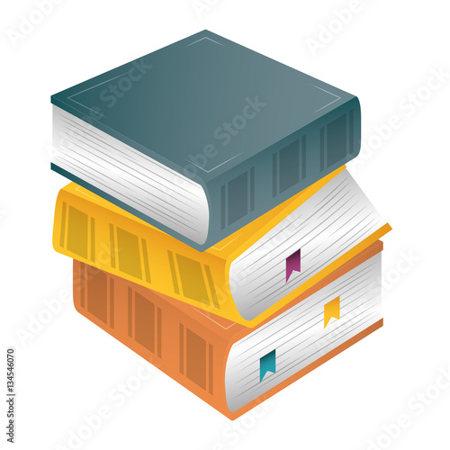 book icon image full color vector illustration design 