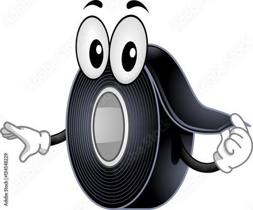 Mascot Black Electrical Tape