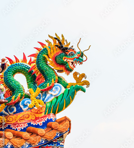Dragon statue. Chinese style  © wi6995