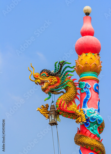 Dragon statue. Chinese style 