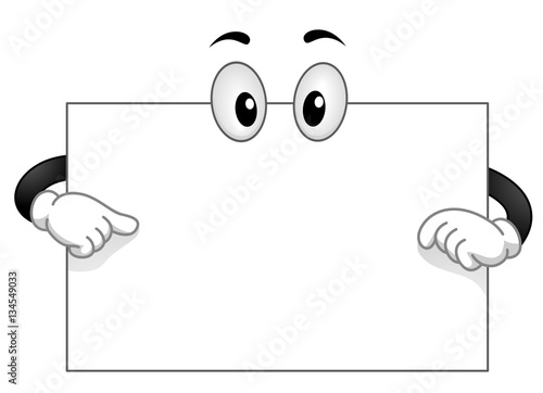 Mascot Board Blank Googly Eyes