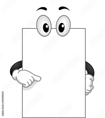 Mascot Board Blank Googly E...