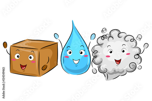 Mascot Science Solid Liquid Gas