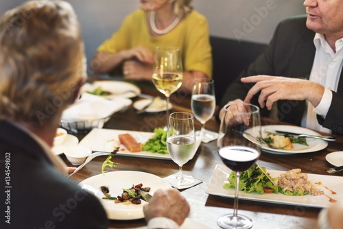 Business People Dining Together Concept © Rawpixel.com