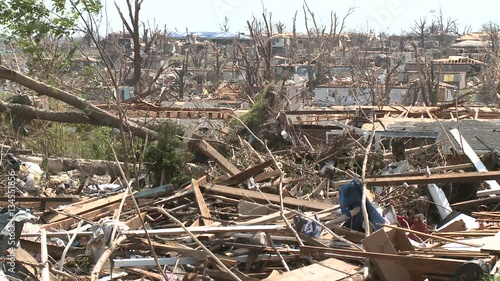Homes Wiped Away by Joplin Missouri Tornado