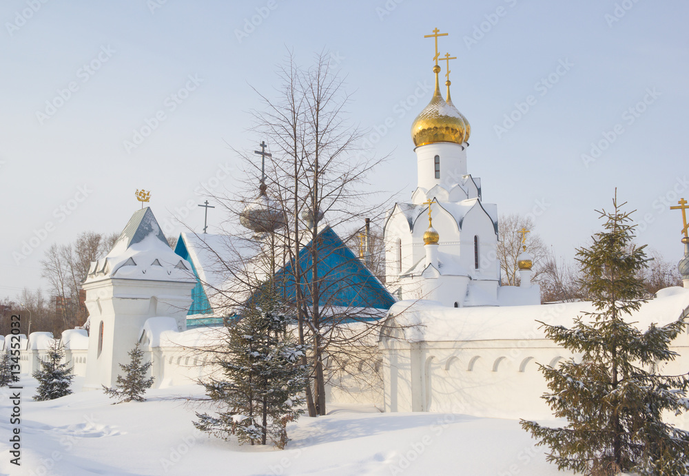 Archistrategos Mikhail church in Novosibirsk. Russia Archistrategos Mikhail church in Novosibirsk. Russia