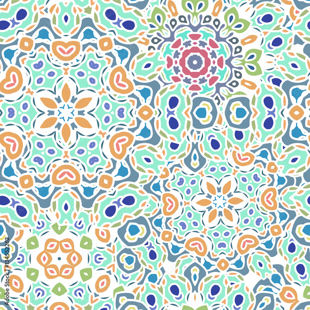 Mandala pattern for printing on fabric or paper.