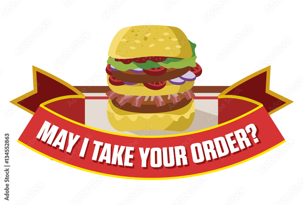 order poster gourmet double burger order poster gourmet double burger