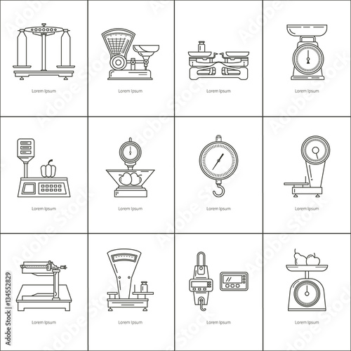 Trading scales icon