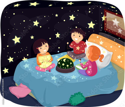 Stickman Kids Constellation Lamp Light Room