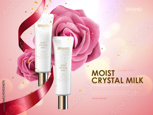 Romantic cosmetic ads