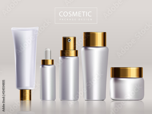 Blank cosmetic package design