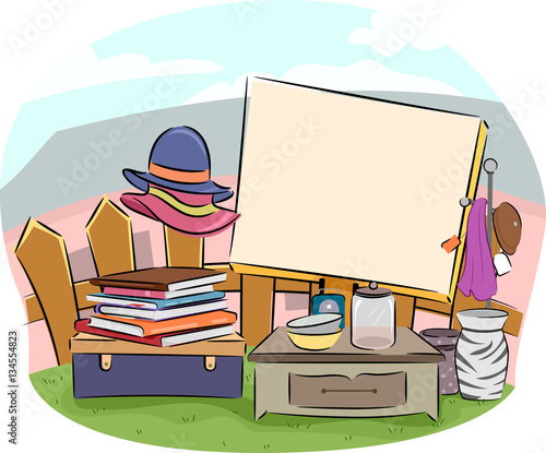 Yard Sale Blank Board