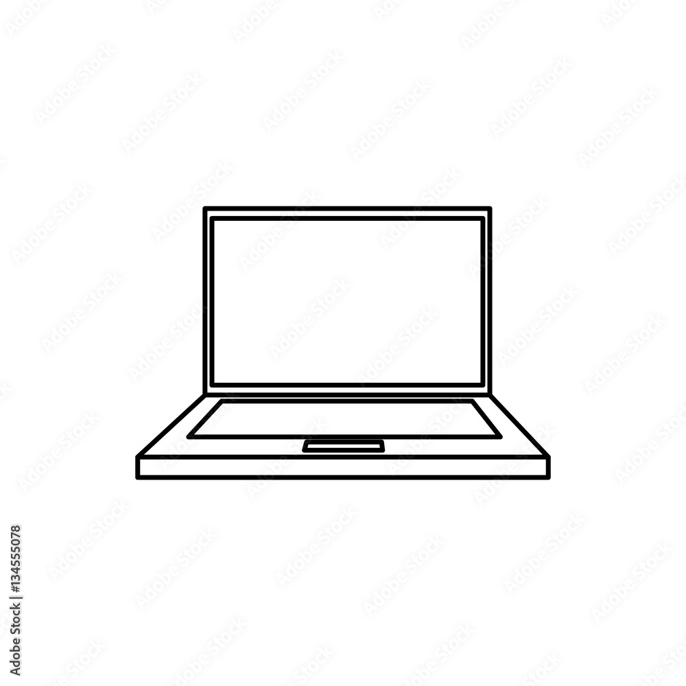 Laptop computer technology icon vector illustration graphic design Laptop computer technology icon vector illustration graphic design