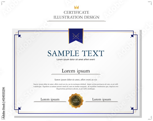 certificate illustration