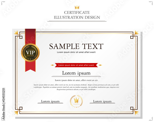 certificate illustration